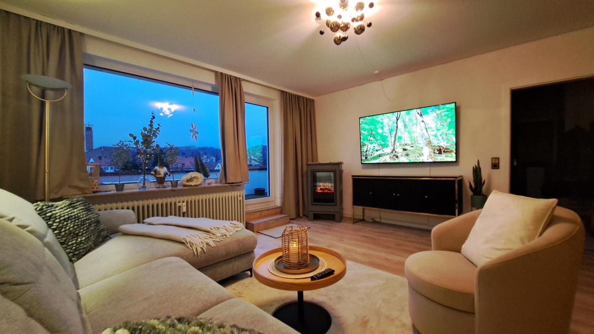 Das Kleine Penthouse Mit Kamin 巴特萨克萨 外观 照片