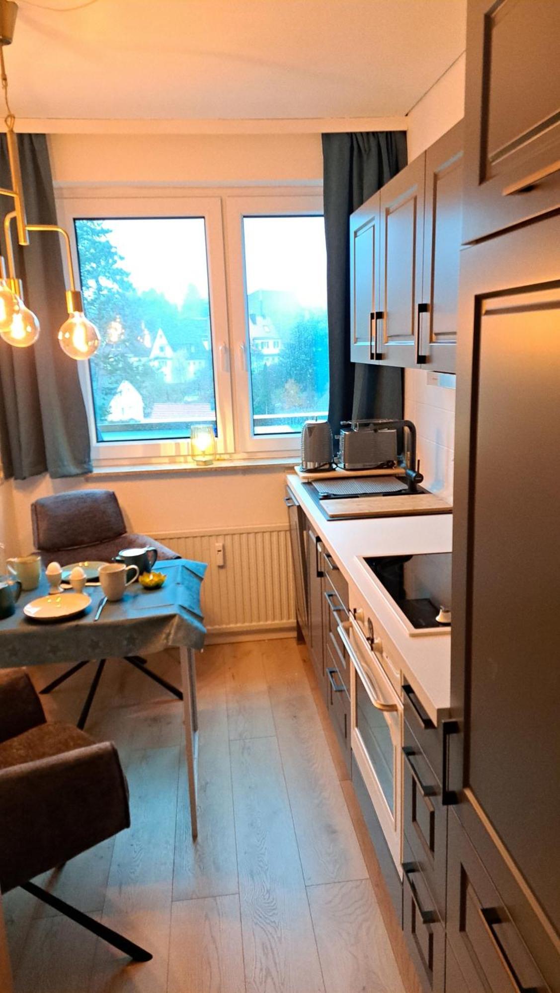 Das Kleine Penthouse Mit Kamin 巴特萨克萨 外观 照片