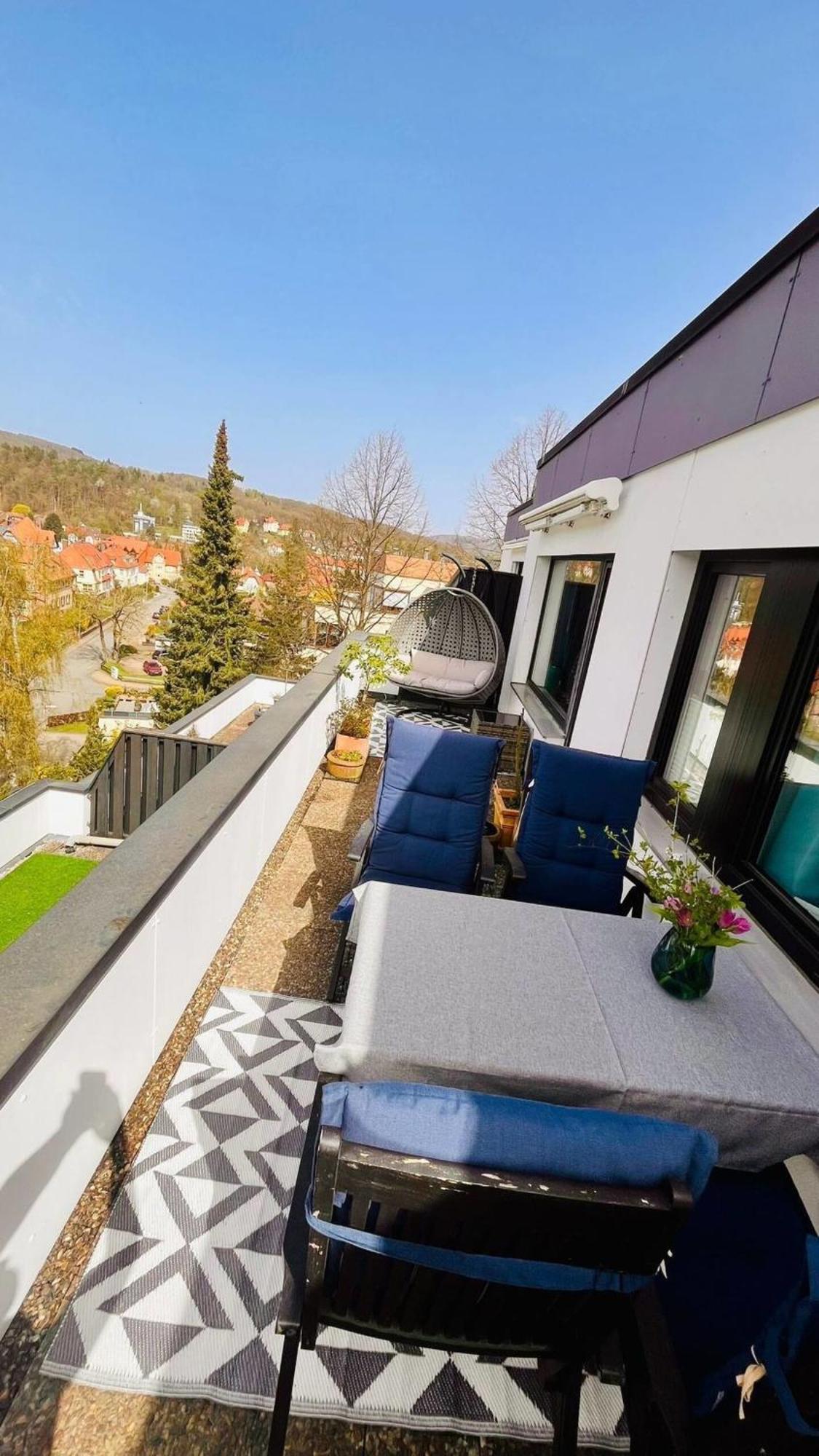 Das Kleine Penthouse Mit Kamin 巴特萨克萨 外观 照片